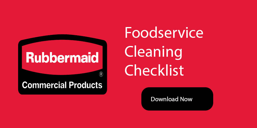 Rubbermaid Cleaning Checklist