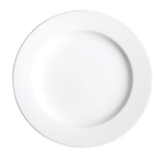 Continental® Polaris Plain White Wide Rim Plate, 10.75" - 55CCPWD101