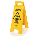 Rubbermaid® Floor Safety Sign, Yellow - FG611200YEL