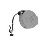T&S® Hose Reel System, Enclosed, Stainless Steel, 3/8" x 50 ft w/ Spray Valve - B-7142-C01
