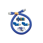 Dormont® Gas Connector Kit w/ 2 Swivels & Restraining Cable, 3/4" x 36" - 1675KITCF2S36