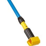 Rubbermaid® Gripper Clamp Style Mop Handles, Fiberglass, Blue, 60" - FGH24600BL00
