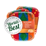World's Best® Scrubber Pad, Assorted Pack - V-M