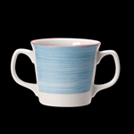 Steelite® Freedom™ Double-Handled Mug, Blue, 10 oz - 15310149