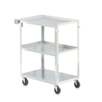 Vollrath® Stainless Steel Utility Cart, 27.5" x 15.5" x 32" - 97120