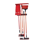 Globe Commercial Products® Cleaning Tool Kit, Red - 5017R