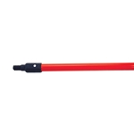 Globe Commercial Products® Heavy Duty Handle for Scrub Brush Push Broom & Squeegee, Red, 54" - 5077R