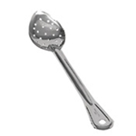 Browne® 1.0mm Thick Stainless Steel Perforated Serving Spoon, 13" - 572132