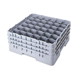 Cambro® Camrack® Customizable Glass Rack, 36 Compartment, Grey, 5 1/4" - 36S434151