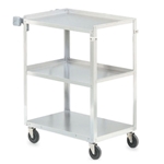 Vollrath® Utility Cart, 3 Shelf, Stainless Steel - 97121