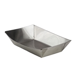 G.E.T.® Stainless Steel Boat Tray, 9.5" x 6" - 4-80888(SP)
