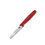 Victorinox® Serrated Paring Knife, Red, 3.25" - 5.0431
