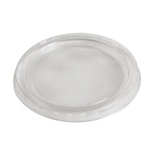 Eco-Packaging® Compostable Portion Cup Lids for 2/4 oz Container, Clear (2000/CS) - EP-SCL