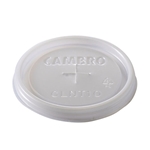 Cambro® CamLid® Disposable Round Lid, fits  NT10 Tumblers, Translucent (1000/CS) - CLNT10190