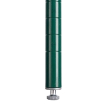 Torngat Shelving® Shelving Post w/ Adjustable Foot / Leveler, Green Epoxy, 86" - RJ86K
