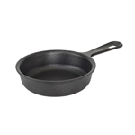 Browne® Thermalloy® Round Seasoned Cast Iron Skillet, 6" - 573726