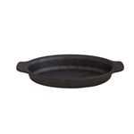 Browne® Thermalloy® Oval Seasoned Cast Iron Au Gratin Pan, 5" - 573755