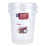 Cambro® Round Food Storage Containers w/ Lids Set, Translucent,  8 qt (2/PK) - RFS8PPSW2190
