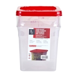 Cambro® Square Food Storage Containers w/ Lids Set, Translucent, 8 qt (2/PK) - 8SFSPPSW2190