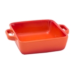 Kiln® Square Ovenware Dish, Orange, 14 oz (12/EA) - DBO138ORC23