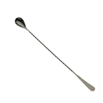 Mercer® Barfly® Japanese Style Bar Spoon w/ Machined End, Black, 13-3/16" - M37010BK