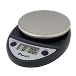San Jamar® Round Escali Digital Scale,  Charcoal Black, 11 lb x 0.1 oz- SSCDGP11Bk