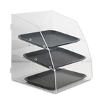 Vollrath® Curved Front Counter Top Display Case w/ Rear Door, (3) Trays - LBC1418-3R-06