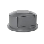 Rubbermaid® Brute® Dome Top for 2641 & 2643 Containers, 24-13/16" D X 12-5/8" H - FG264788GRAY