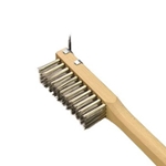 Felton Brushes® Consumer BBQ Grill Brush w/ Horizontal Scraper - CHEF704