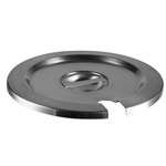 SignatureWares® Slotted Stainless Steel Round Insert Cover for 7 Qt - 180007C