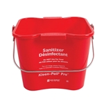 San Jamar® Kleen-Pail® Pro™ Sanitizer Bucket, Red, 3 qt - KPP97RD