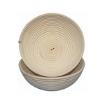 Matfer Bourgeat® Round Willow Banneton Proofing Basket, 7-1/2" DIA - 118505