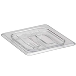 Cambro® Camwear® Food Pan Cover w/ Handle, Clear, 1/6 Size - 60CWCH135
