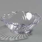 Carlisle® Plastic Tulip Berry Dish, Clear, 5 oz - 4531 CLEAR