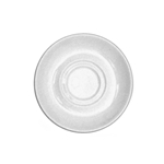 Continental® Polaris Plain White Double Well Saucer, 6" - 51CCPWD007