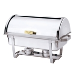 Browne® Stainless Steel Economy Roll Top Chafer, Full Size, 9 qt - 575135