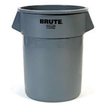 Rubbermaid® BRUTE™ Container, Gray, 44 gal - FG264360GRAY