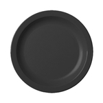 Cambro® Camwear Narrow Rim Plate, Black, 6.5" - 65CWNR110