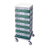 Cambro® Camrack® Glass Rack Full Size, 25 Compartment, Gray - 25s318151