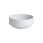 Steelite® Varick Cafe Porcelain Stack Soup Bowl, White, 12 oz - 6900E556