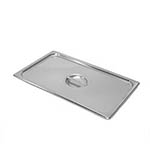SignatureWares® Stainless Steel Steam Table Pan Solid Cover w/ Handle, Full Size - STEAMPAN000C