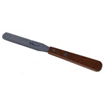 Magnum® Stainless Steel Straight Edge Spatula w/ Wood Handle, 5" - MAG20305WH