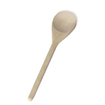 Browne® Large Bowl Wooden Spoon, 14" - 575384