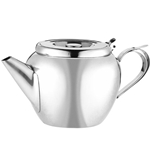 Browne® Stainless Steel Stackable Teapot w/ Strainer, 20 oz - 515151
