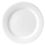 Steelite® Monaco Flat Rim Plate, White, 9" (2DZ) - 9001C303