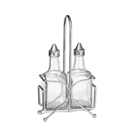 Tablecraft® Glass Oil & Vinegar Bottle / Cruet Set, 6 oz - H600N2