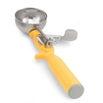 Vollrath® Color-Coded One-Piece Disher, Yellow, 1-5/8 oz - 47144