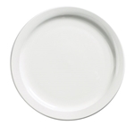 Browne® Palm Ceramic Dinner Plate, White, 10.4" (2DZ) - 563966