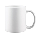 Browne® Palm Ceramic Coffee Mug, White, 11 oz (3DZ) - 563982