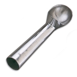 Browne® One-Piece Aluminum Ice Cream Dipper, Green, #16, 2.5 oz - 571416